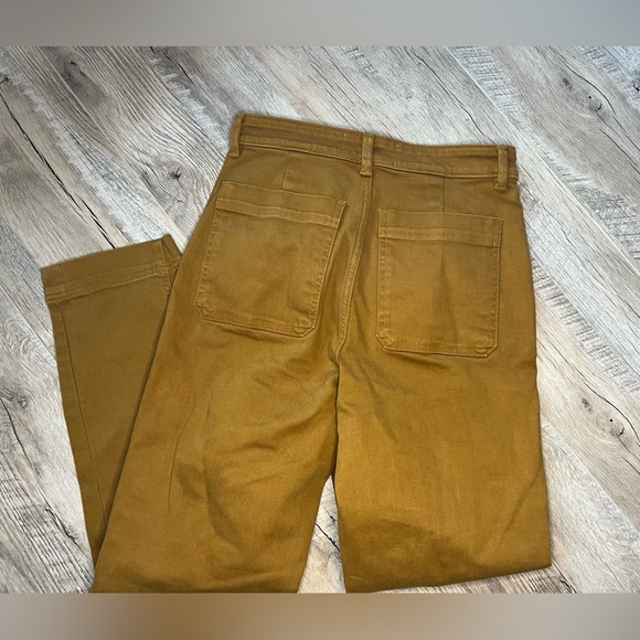 Everlane Cropped Straight Short
Pant In Mustard Yellow Color Sz 0 - Picture 2 of 7